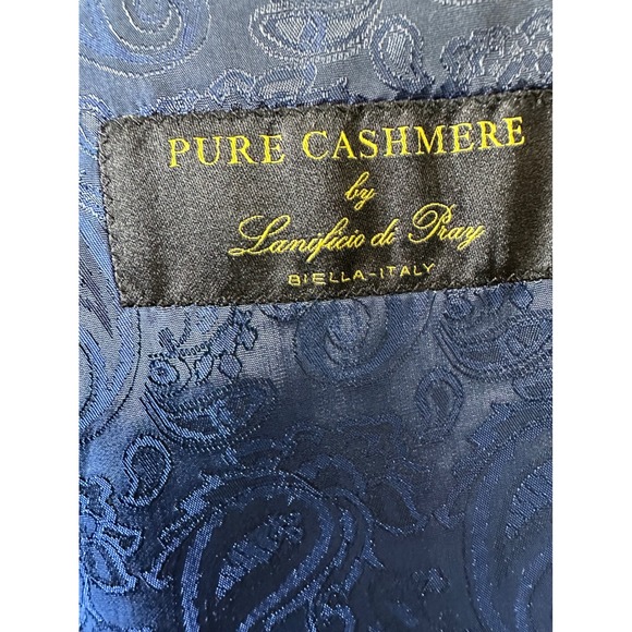 Plaid Blazer Sport‎ Coat Two Button 100% Cashmre. - Picture 8 of 9